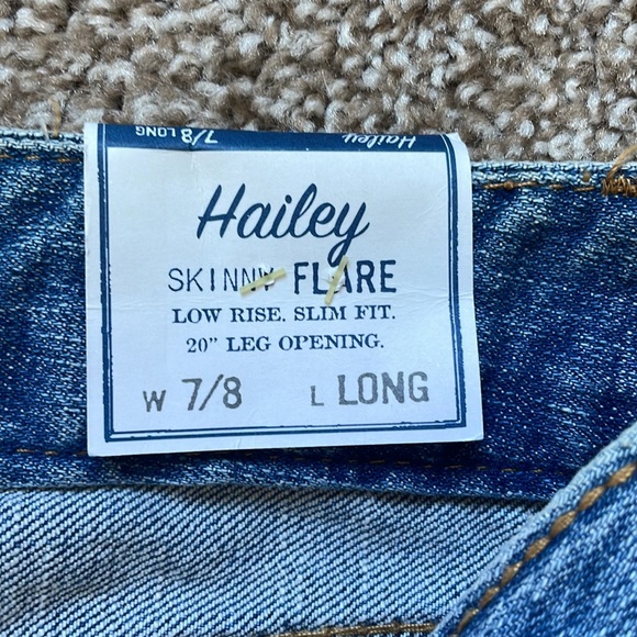 NWT Aeropostale Hailey skinny flare Jean sz 7/8 Long - Picture 8 of 8
